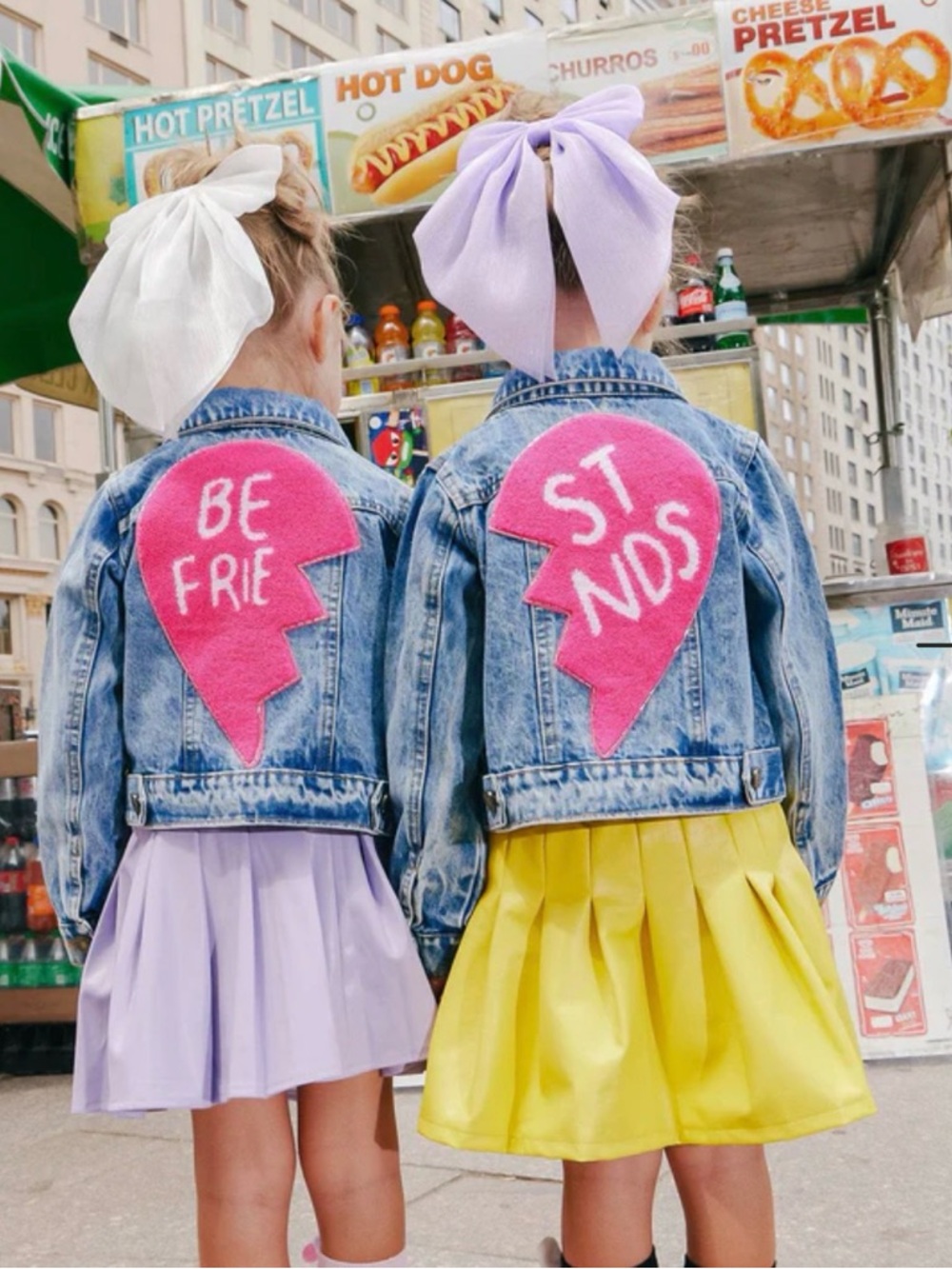 Lola + The Boys Acid Wash Blue Jean Jacket